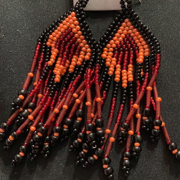 Huichol earrings - Picture 4 of 8